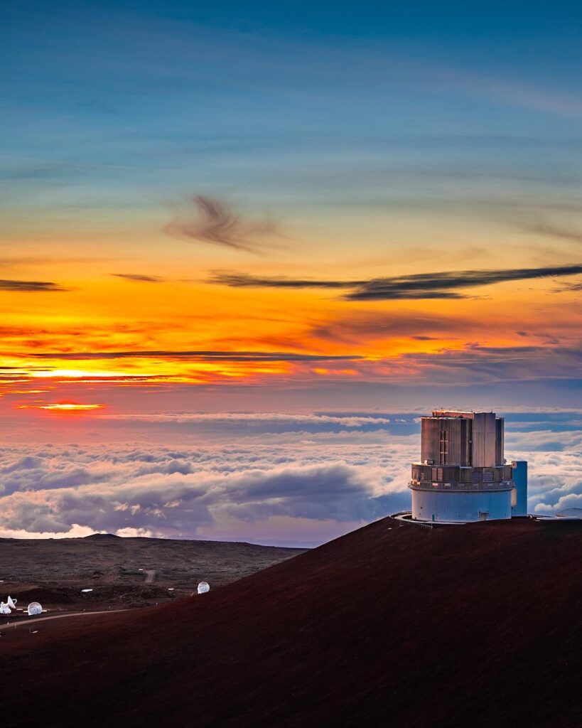 Sunset at Mauna Kea Visitor Information Station