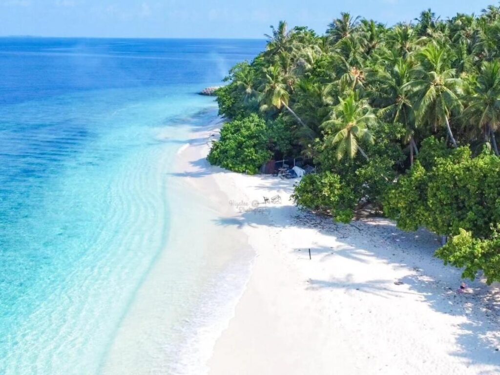Steep green cliffs along Molokai’s east coastline