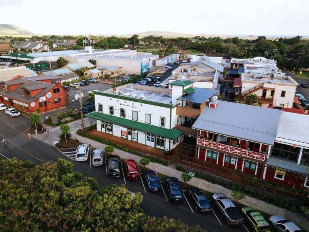 Plantation-era buildings in Old Koloa Town on Kauai