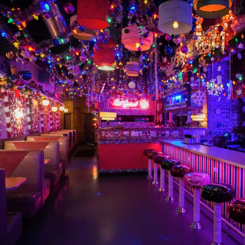 The Pink Squirrel on Christmas