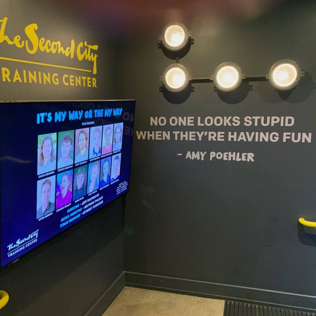 The Second City comedy theater in Chicago's Old Town neighborhood