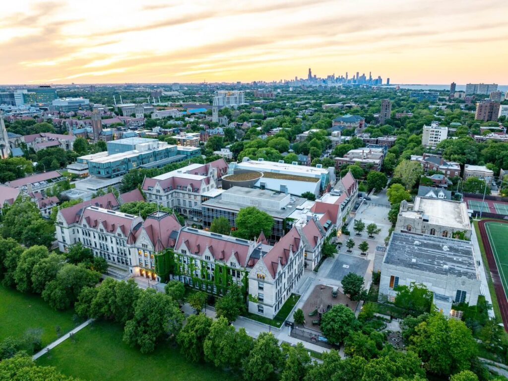 Gothic architecture on the University of Chicago campus
