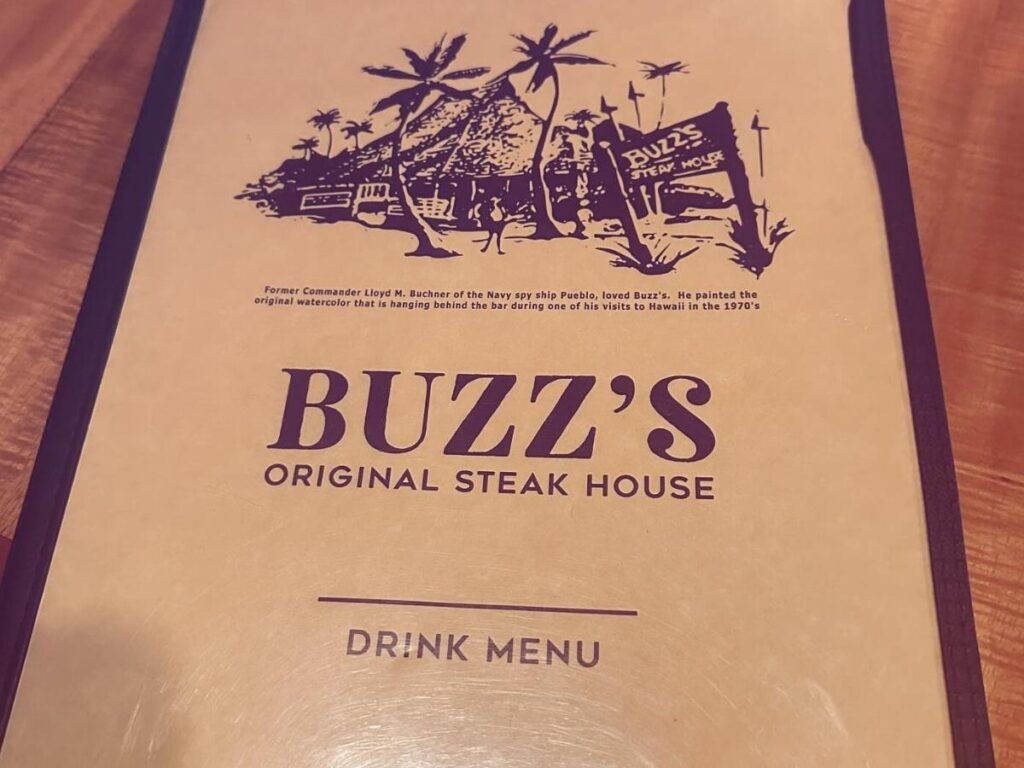 Buzz’s Steakhouse near Kailua Beach in Oahu