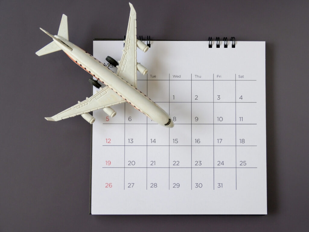 Flexible flight calendar