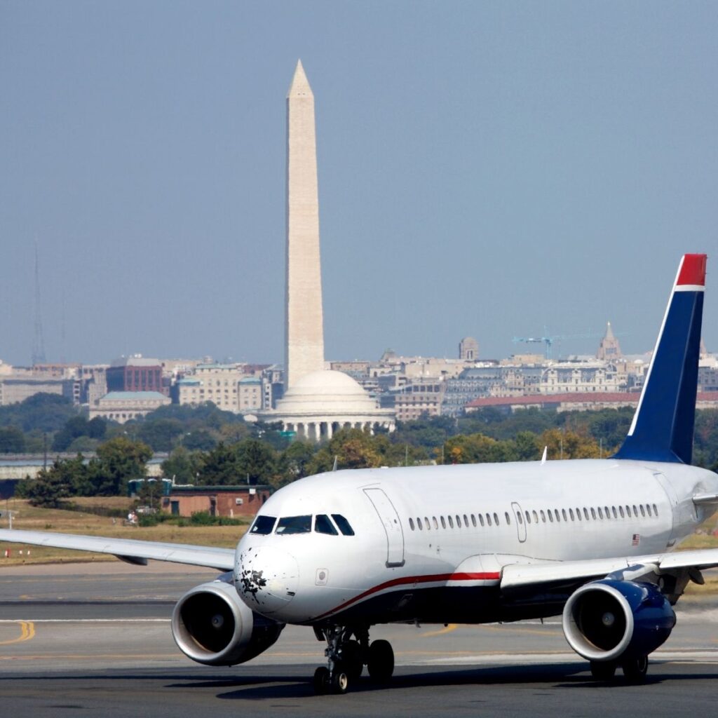 flight in washington dc