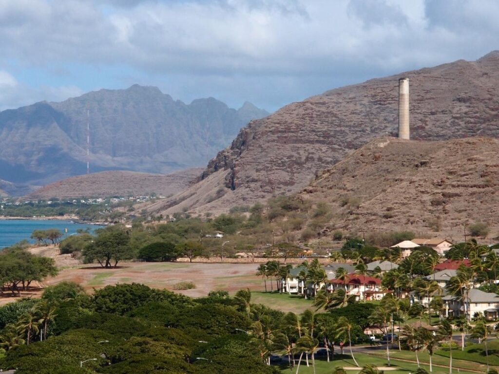 Resort lagoons at Ko Olina near Waianae on Oahu