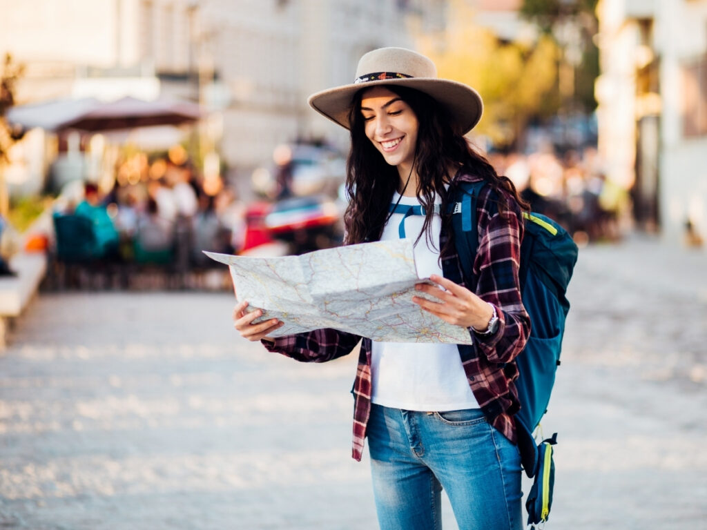 Exploring a city during a long layover