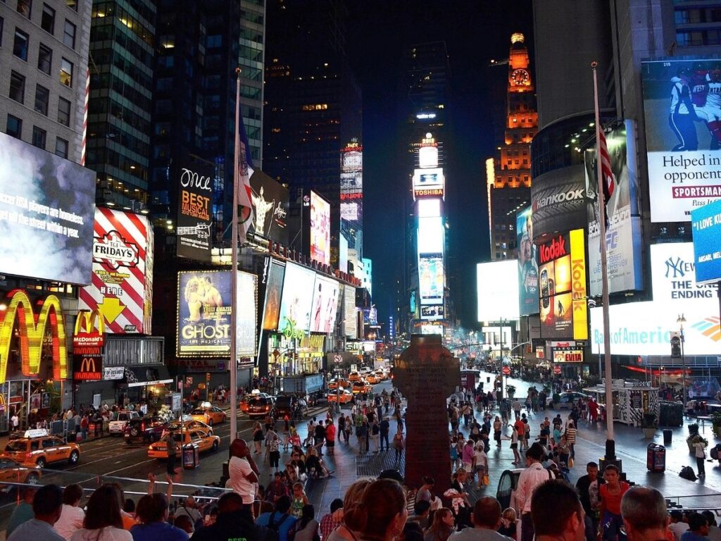 Overcrowded tourist attraction