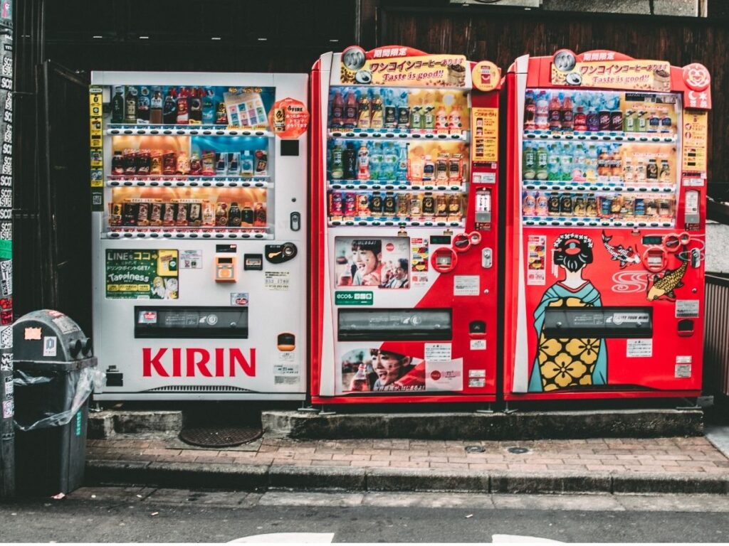 Ramen shop in Tokyo with Japanese-only vending machine