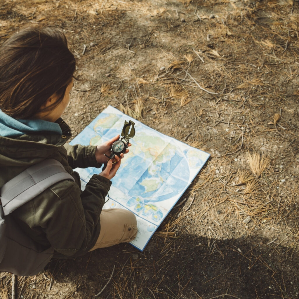 GPS and safety planning for older hikers on a trail