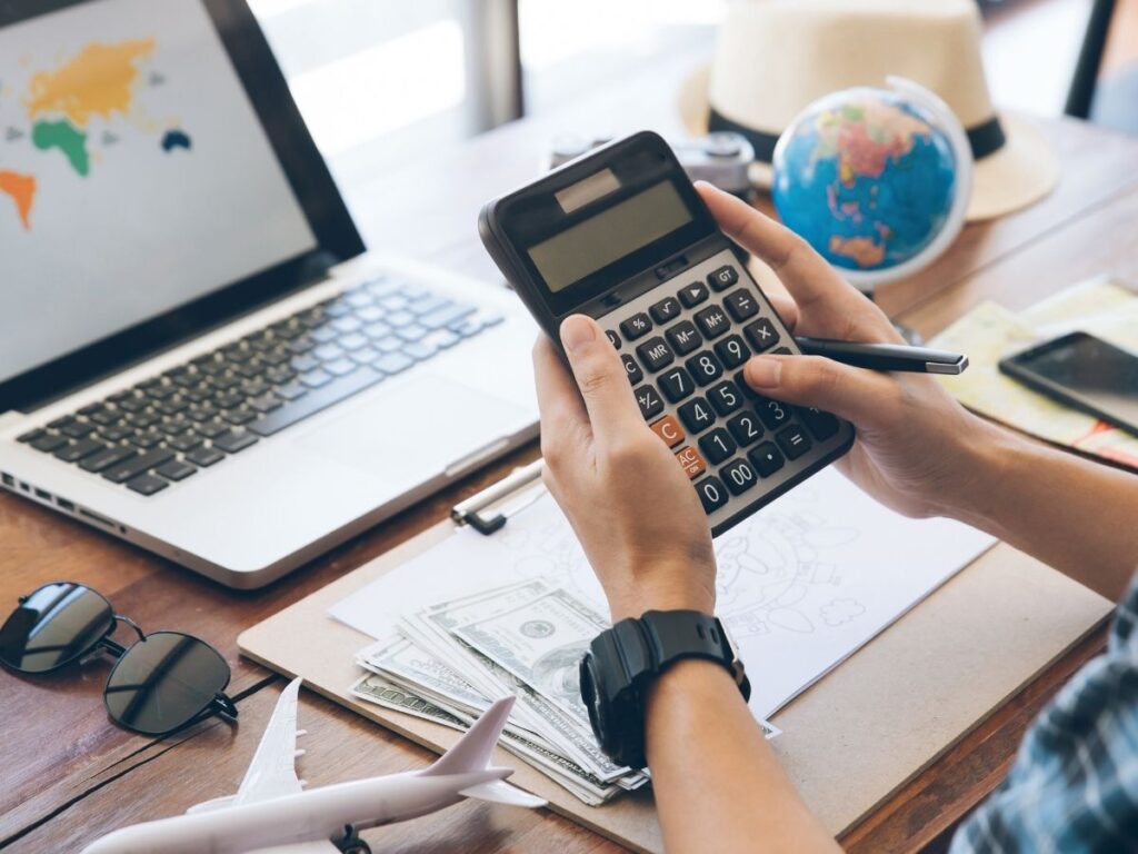 travel credit card statement