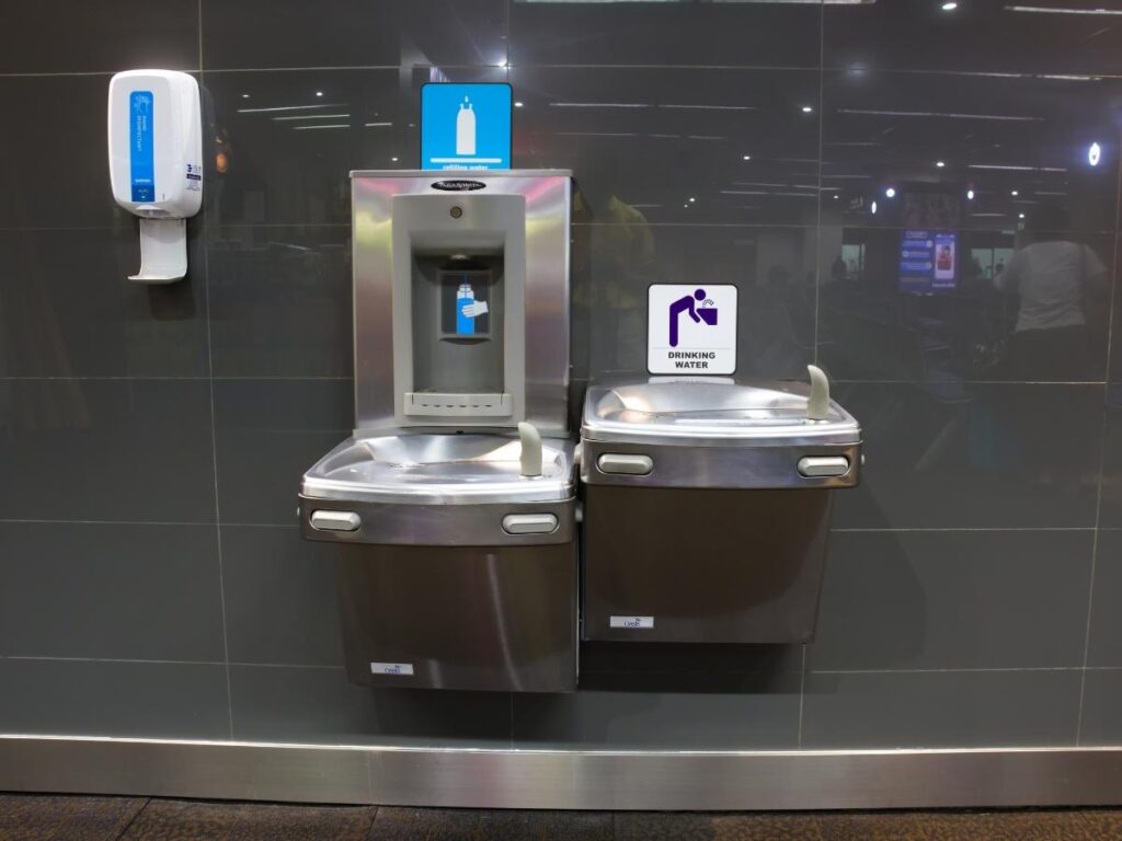 Airport hydration station.