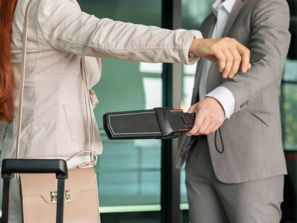 Airport security scanner