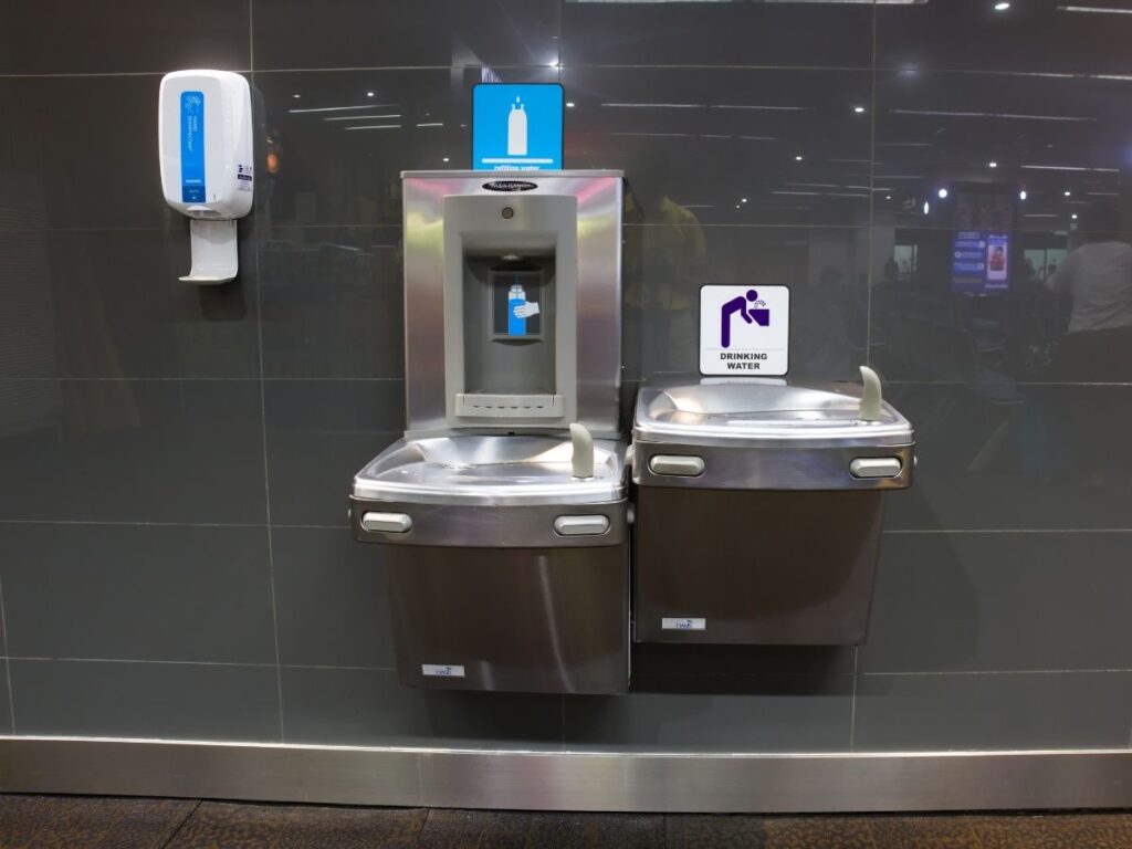 water bottle filling station