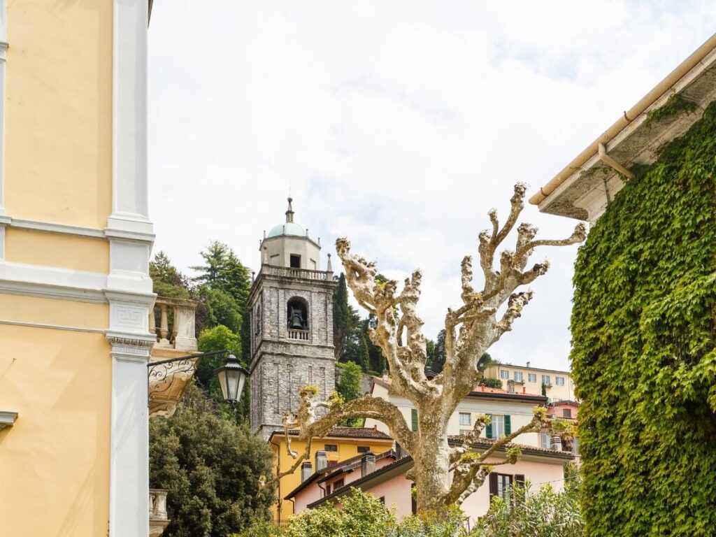 Basilica di San Giacomo in Bellagio, Italy.