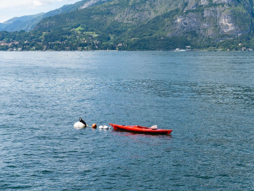 Kayaking on Lake Como