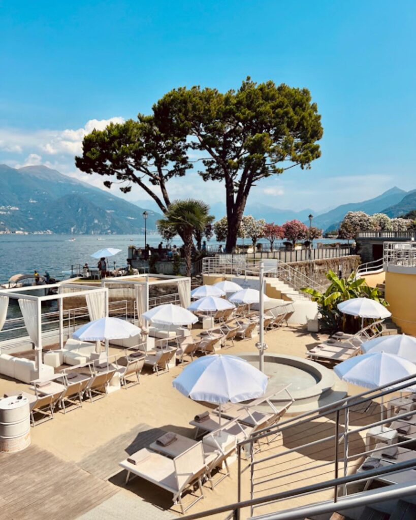 Lido di Bellagio beach club on Lake Como