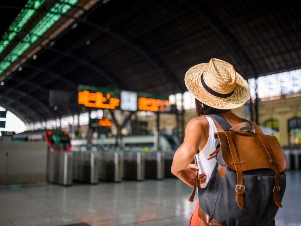 Lightweight travel backpack