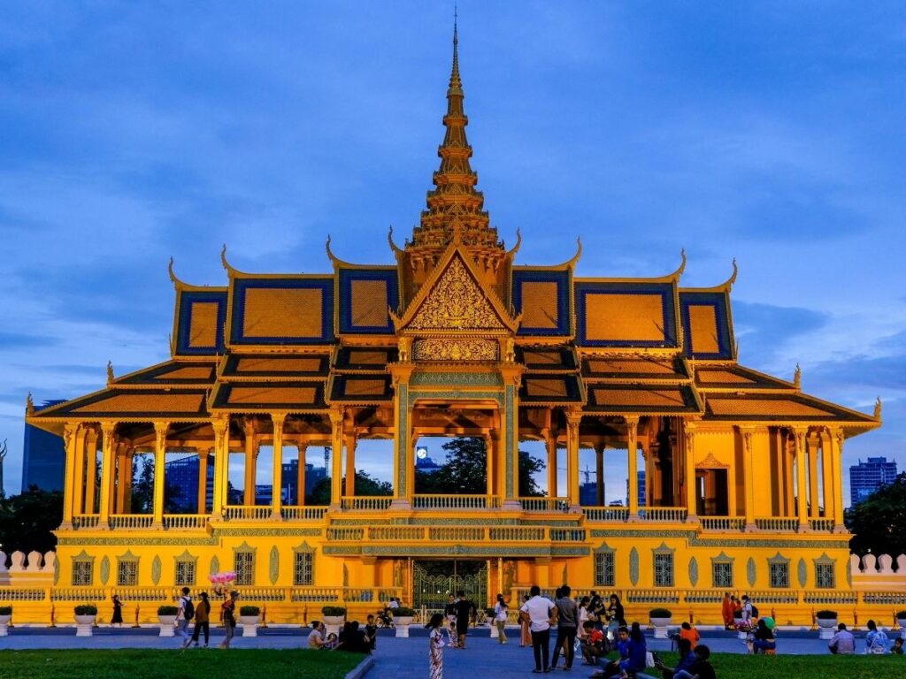 colonial architecture in Phnom Penh, Cambodia