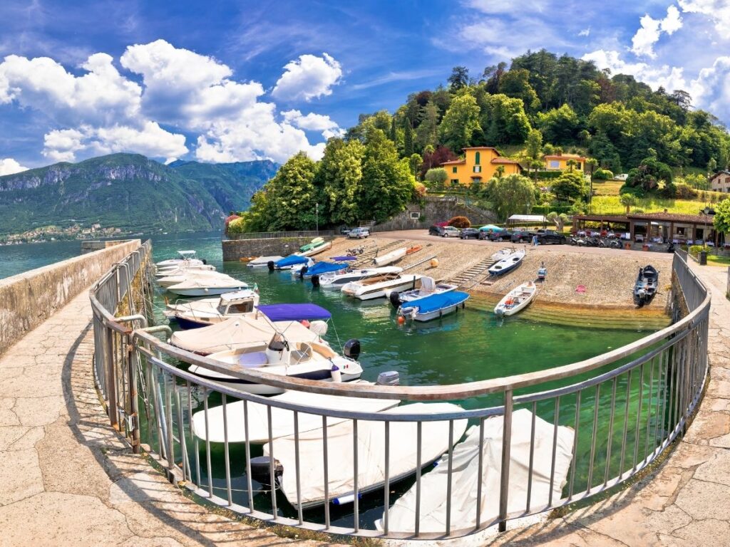 Punta Spartivento viewpoint in Bellagio, Italy overlooking Lake Como