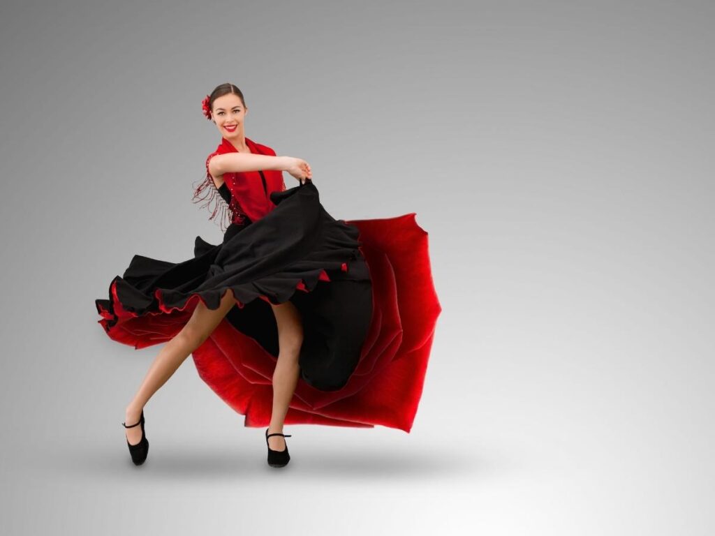 Intimate flamenco performance.