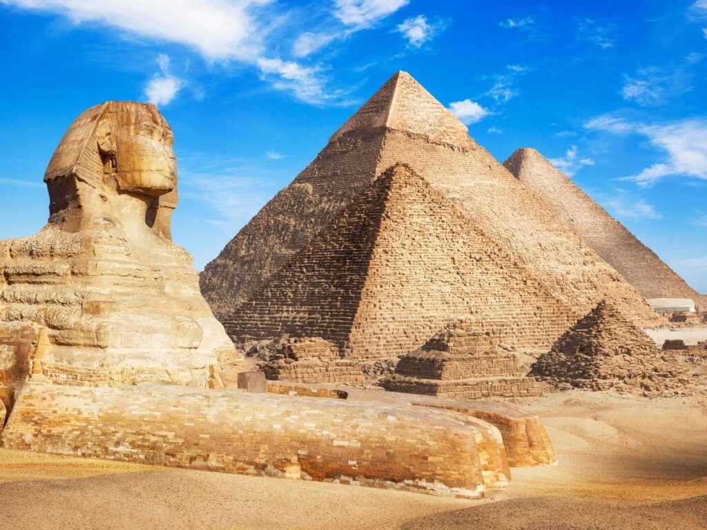 Pyramids in Cairo, Egypt