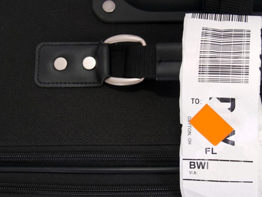 luggage tag barcode