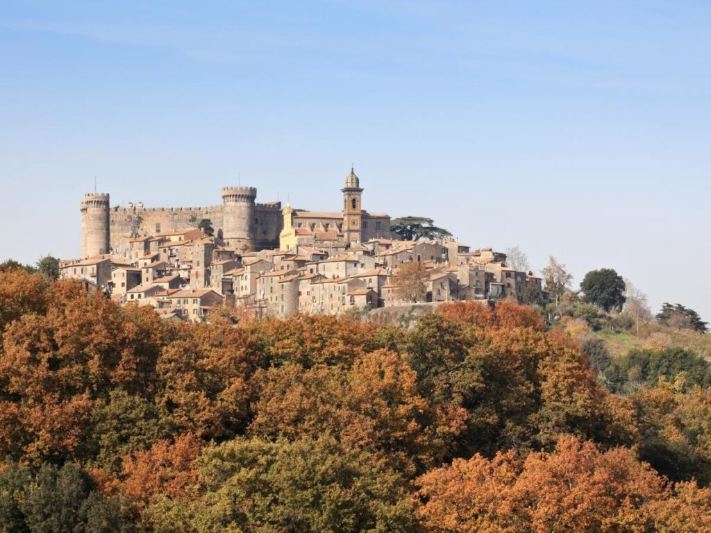 Castello Orsini-Odescalchi towering above Lake Bracciano"