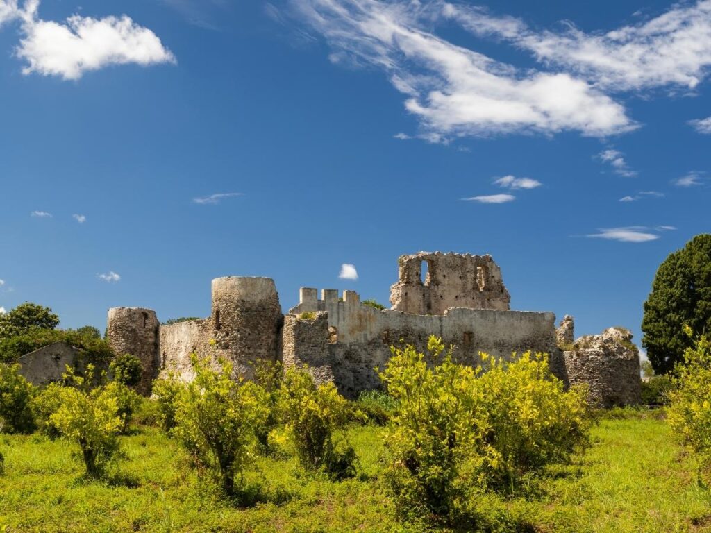 Norman castle in Vibo Valentia overlooking Calabria’s coast