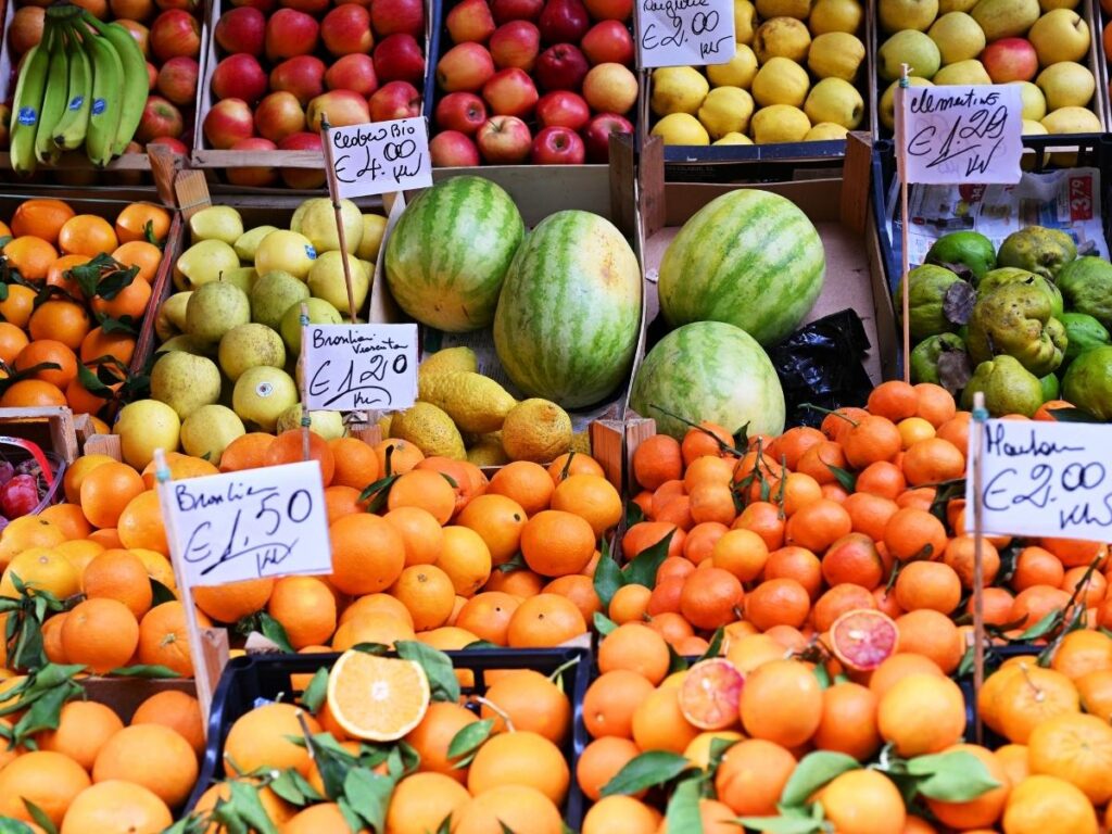 Panoramic view of Palermo’s rooftops and domes from the cathedral terrace at sunset