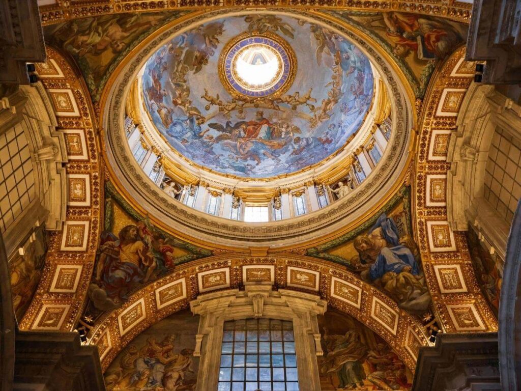 Interior of Basilica di San Zeno in Verona, with Romanesque arches and soft natural light
