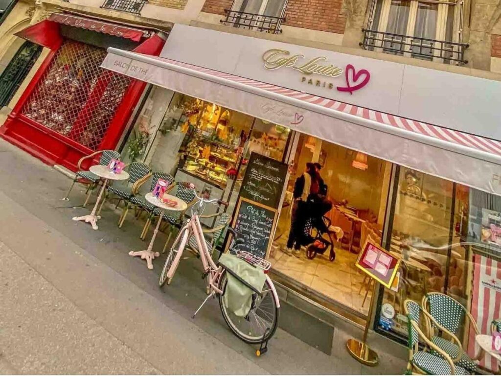 Morning espresso at a Paris café terrace overlooking the Seine River