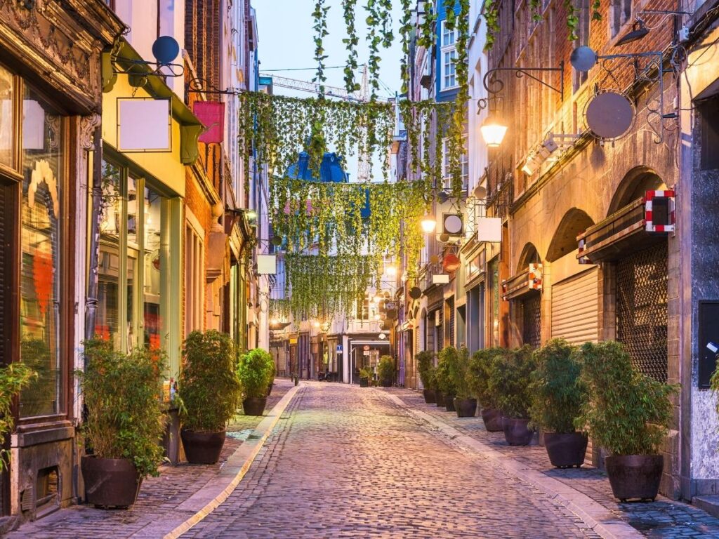 Quiet European street