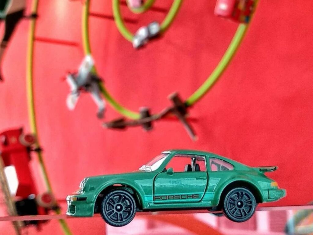 Vintage toy display inside Salzburg’s Toy Museum