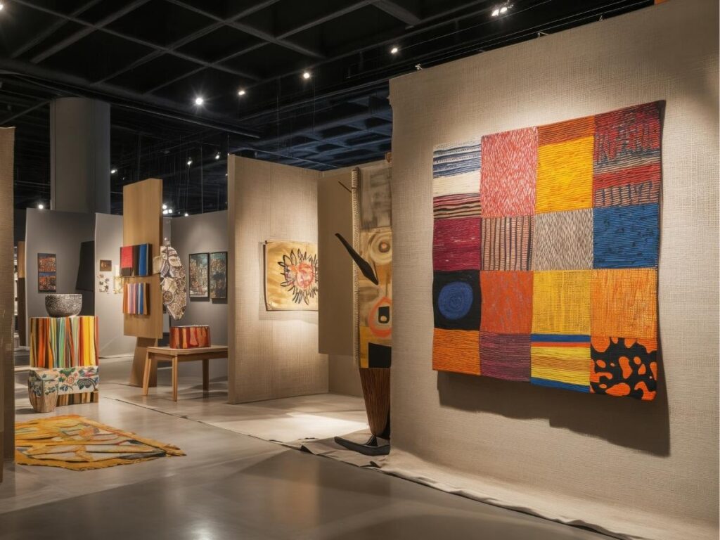 Chelsea Market interior food hall in Manhattan New York