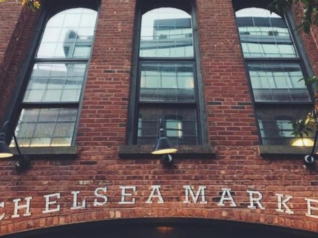  Chelsea Market entrance near the High Line at 16th Street in Manhattan