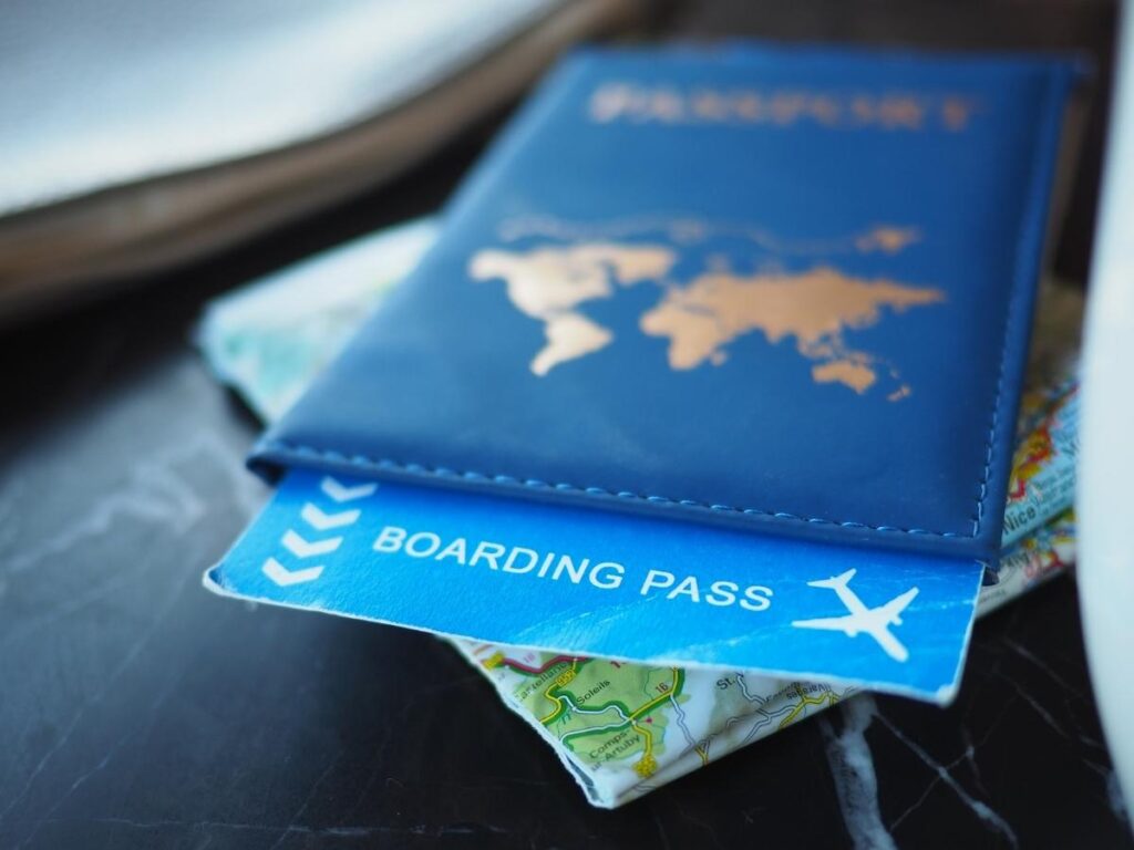 Passport and travel documents required for international trips