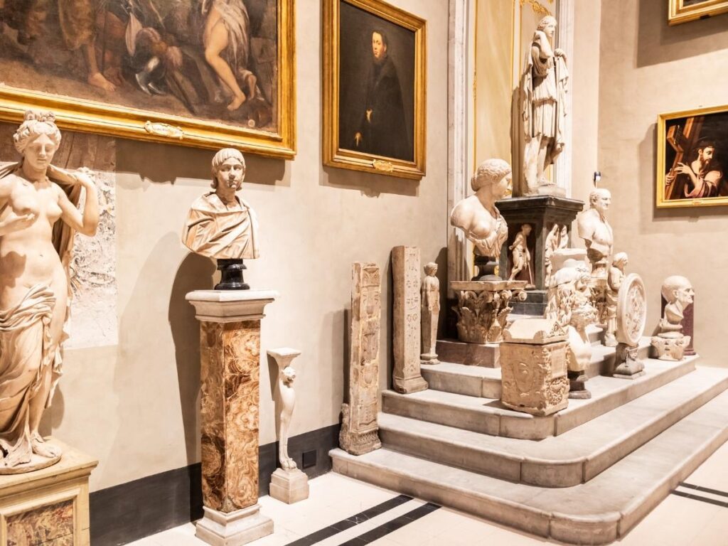 Metropolitan Museum of Art facade on Fifth Avenue New York City