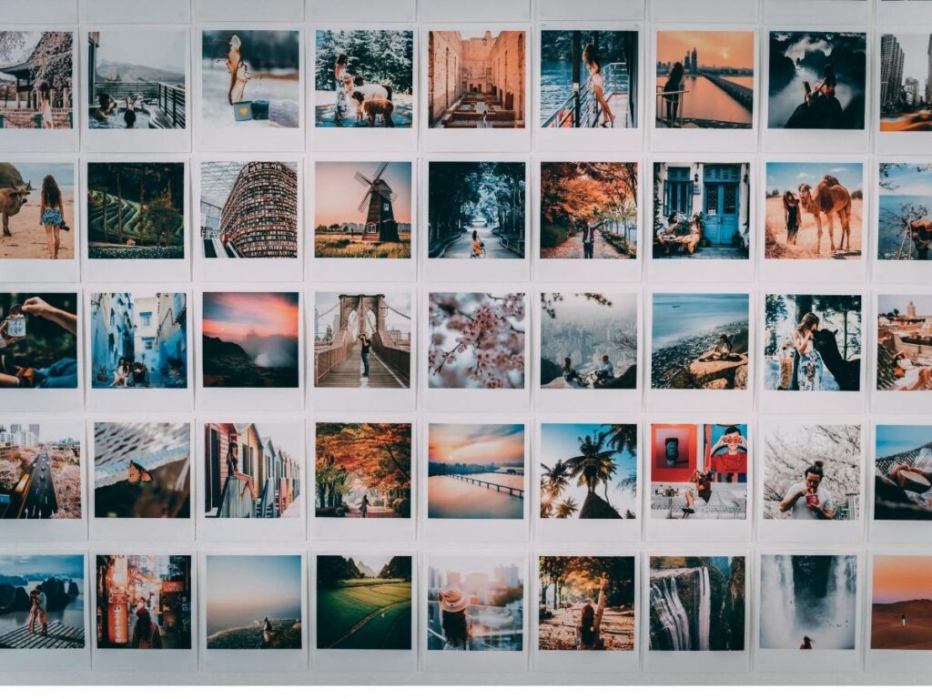 Once-in-a-lifetime travel destinations including Machu Picchu, Northern Lights, and Bora Bora