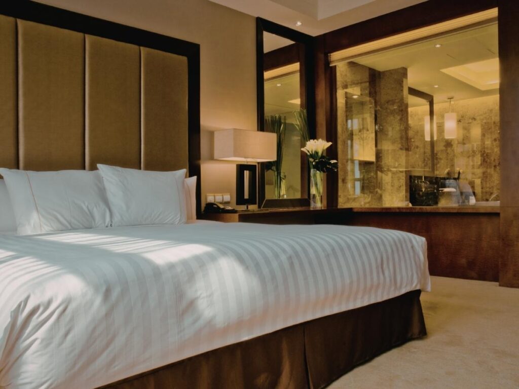 Well-maintained boutique hotel room with consistent quality and attention to detail