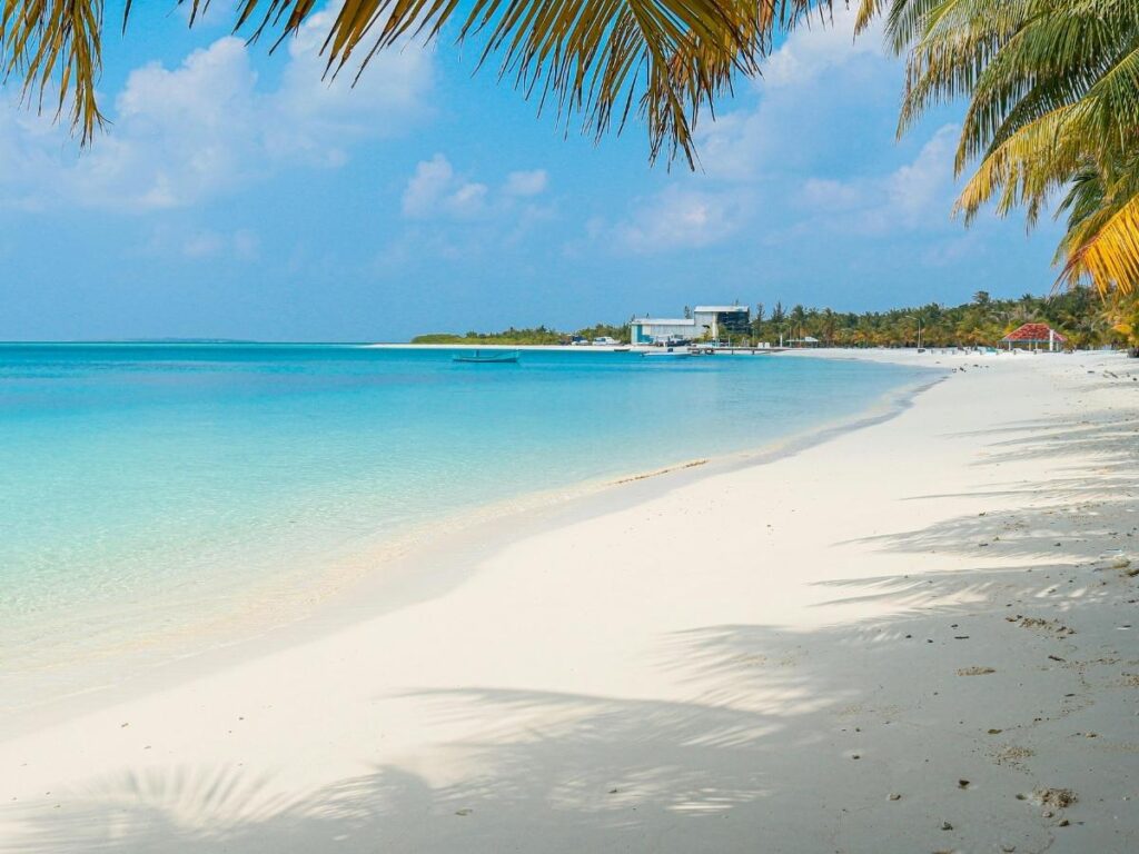 Seven Mile Beach Negril Jamaica with turquoise water and white sand