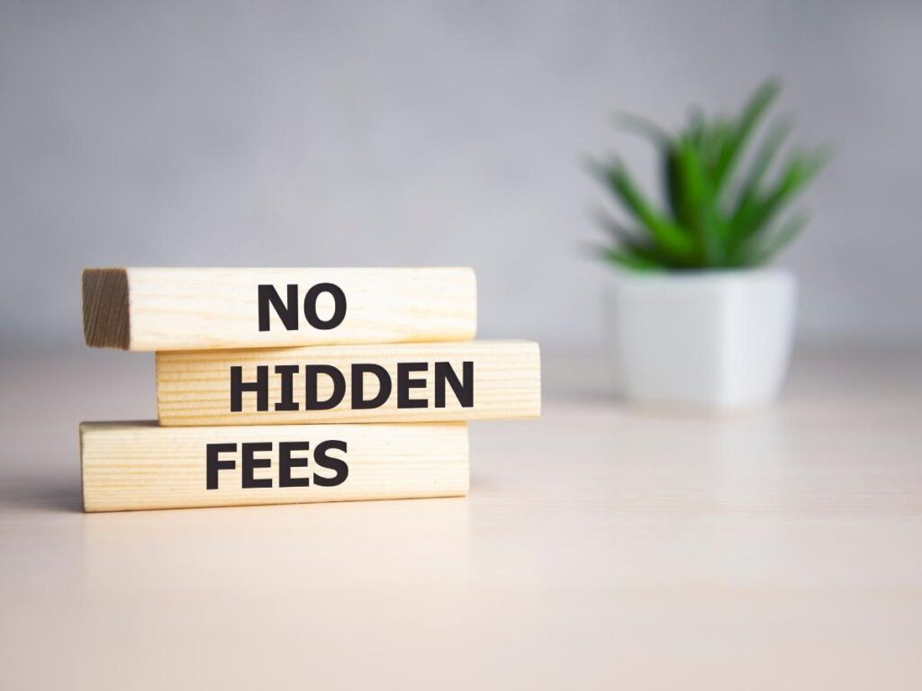 Hotel booking confirmation showing clear pricing without hidden fees or surprise charges