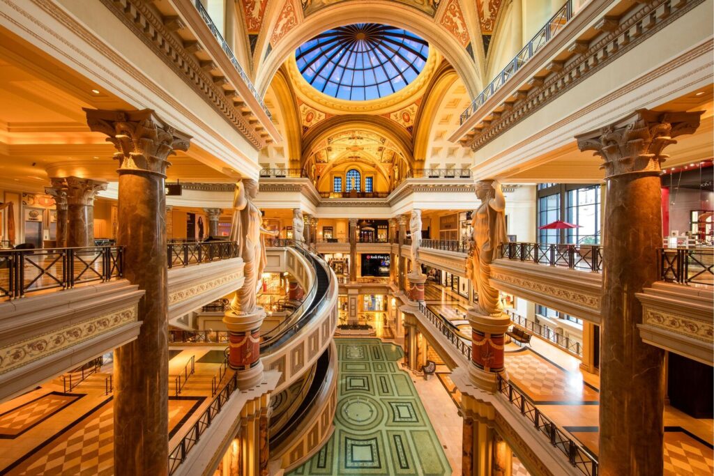 Garden of the Gods pool at Caesars Palace Las Vegas