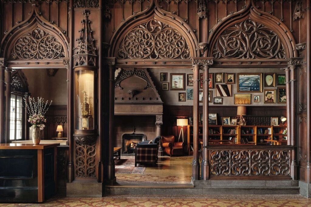 Chicago Athletic Association Hotel historic lobby near Millennium Park