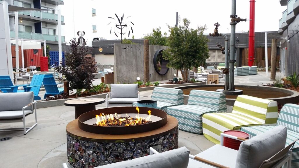 Hotel Zephyr Fishermans Wharf San Francisco modern nautical themed hotel exterior near waterfront and Pier 39