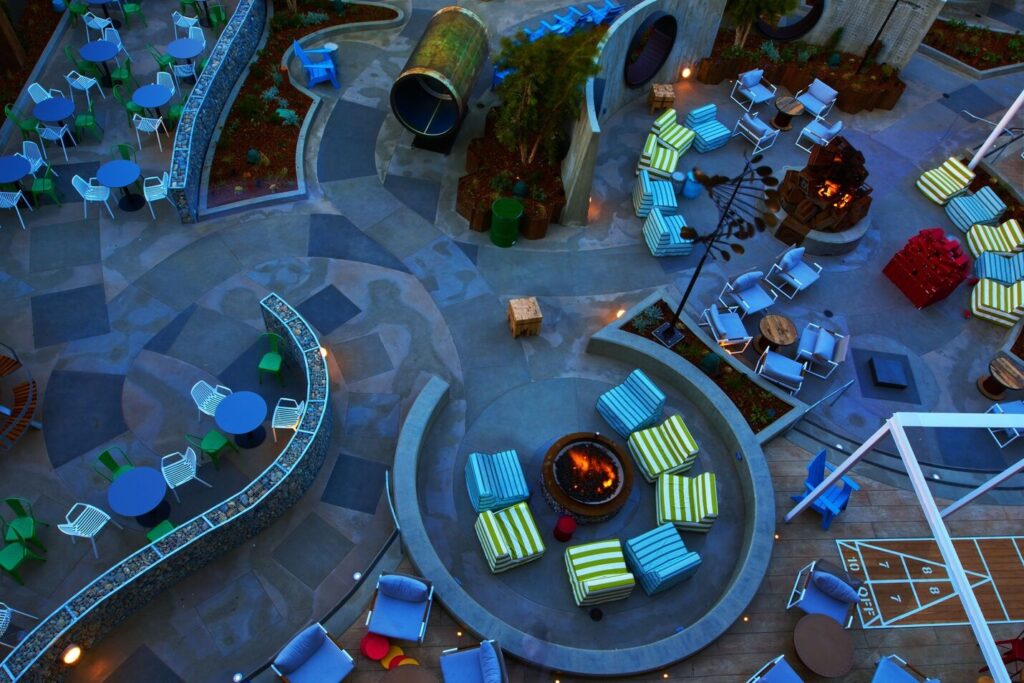 Hotel Zephyr San Francisco waterfront exterior near Fisherman's Wharf with modern nautical design