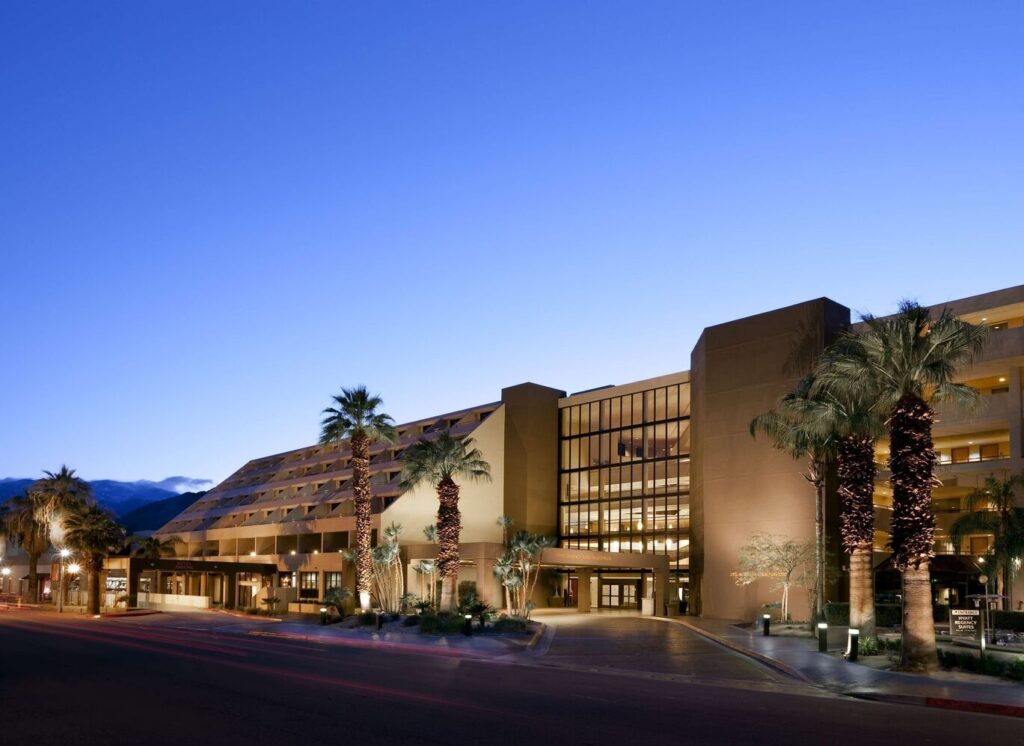 Hyatt Palm Springs hotel downtown with spacious rooms and family friendly amenities