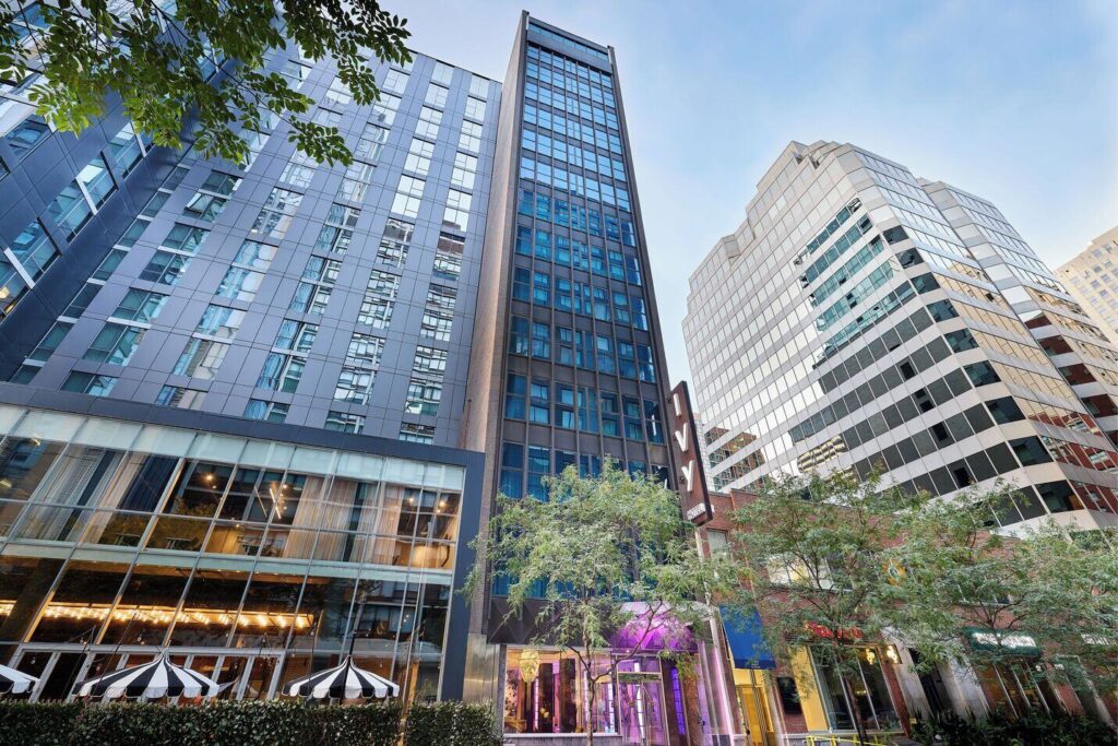 IVY Boutique Hotel Chicago stylish guest room interior
