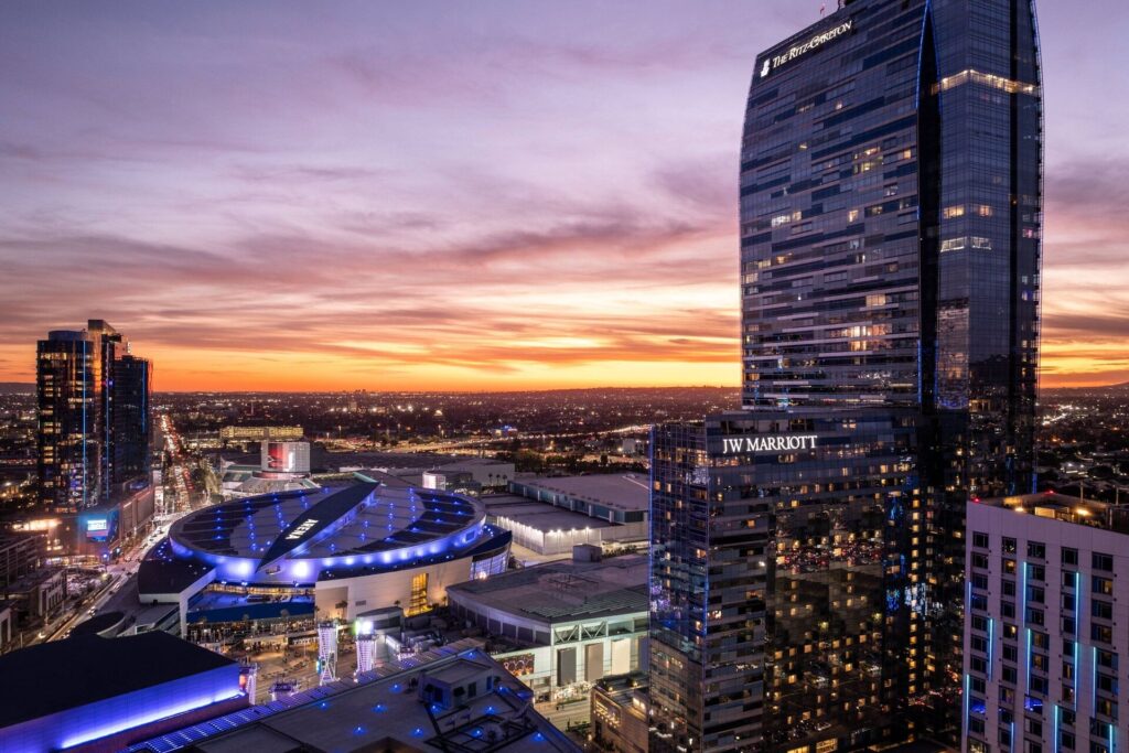 JW Marriott Los Angeles L.A. LIVE hotel near Crypto.com Arena