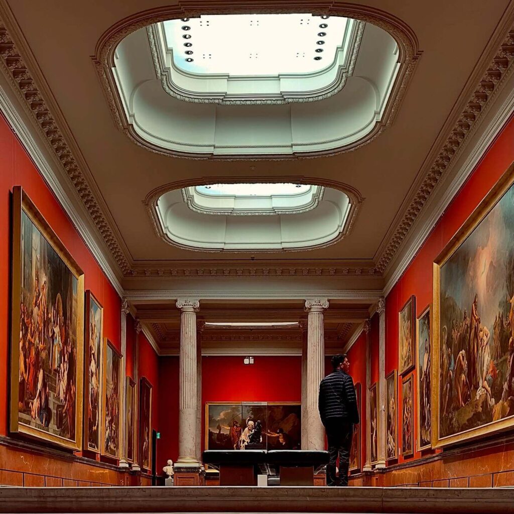 Interior gallery space at Musée Fabre Montpellier